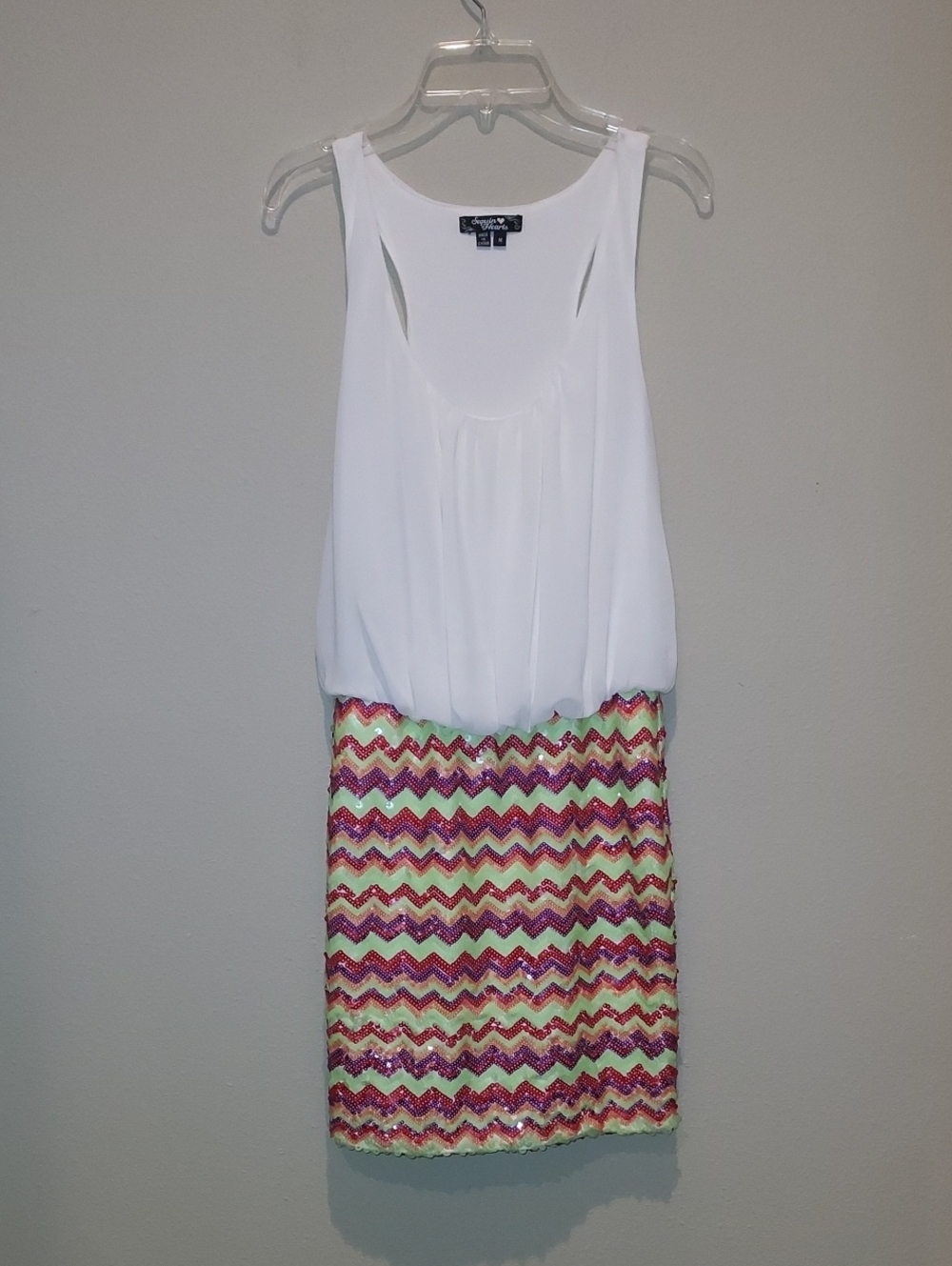 Sequins Hearts Dress